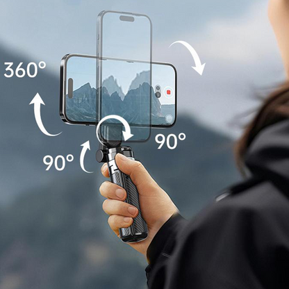 🔥Hot Sale 50% OFF🔥4-in-1 360° Rotating Magnetic Selfie Stick & Phone Tripod