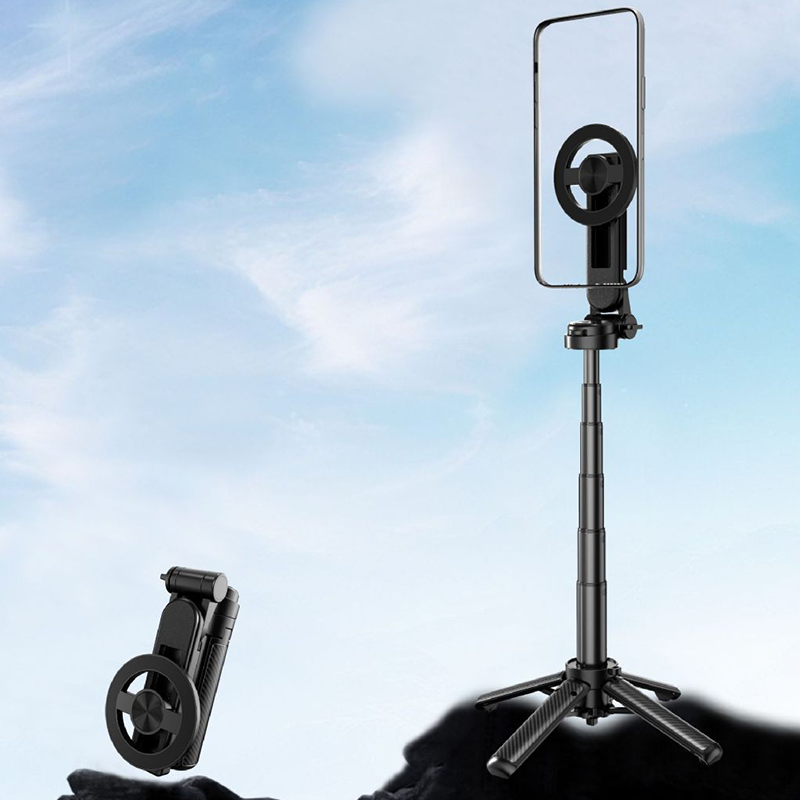 🔥Hot Sale 50% OFF🔥4-in-1 360° Rotating Magnetic Selfie Stick & Phone Tripod