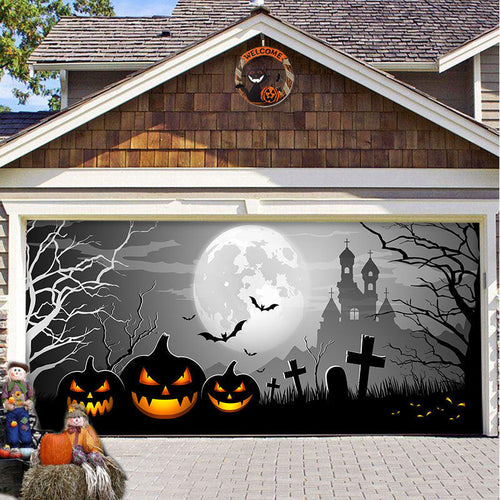 Halloween 2025 Garage Door Decoration