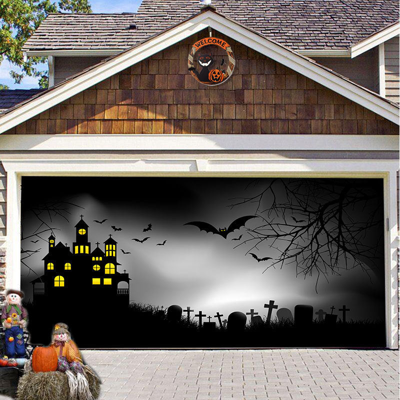 Halloween 2025 Garage Door Decoration
