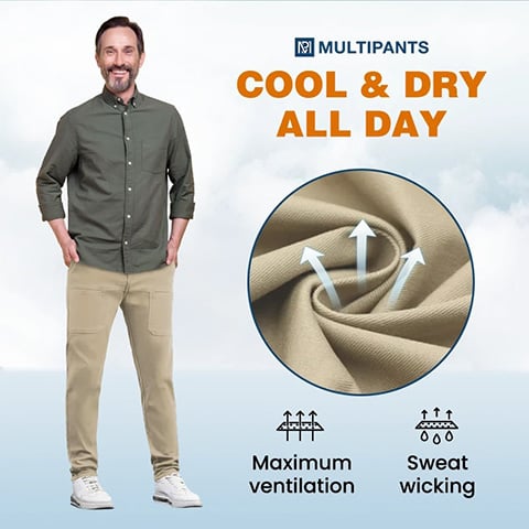 🔥Last Day Sale 65% OFF🏆MultiPants – High Stretch Multi-pocket Durable Cargo Pants