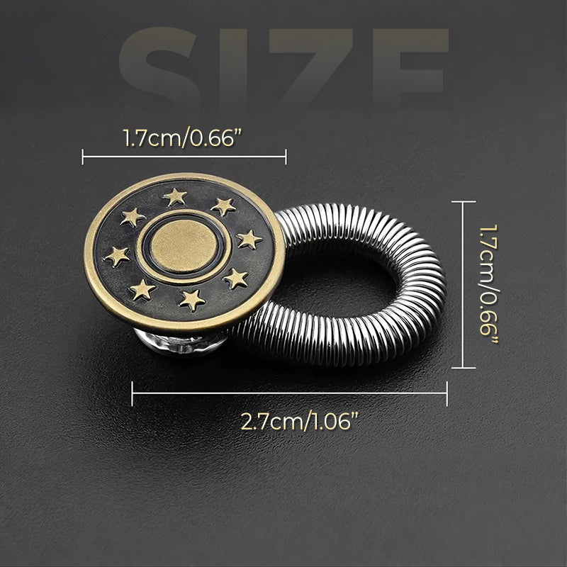 ⏳Limited-time 50% off⏰Spring-Loaded Metal Waist Extender Button for Jeans🪢