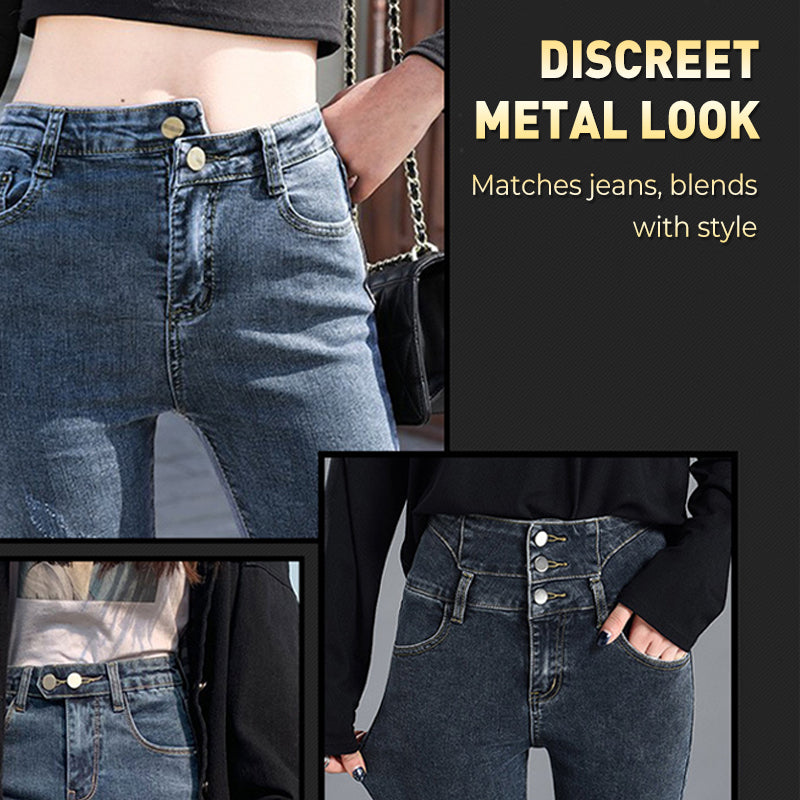 ⏳Limited-time 50% off⏰Spring-Loaded Metal Waist Extender Button for Jeans🪢