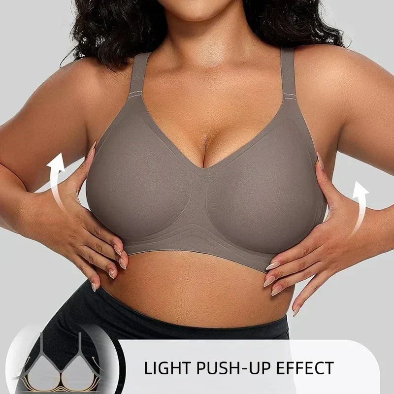 ⏳Last Day Sale 50% Off!!⚡50k+ Sold!💖Comfortable Wireless Full Coverage Jelly Smoothing Bra