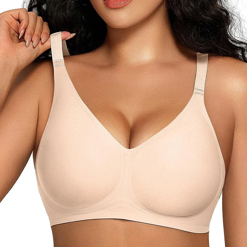 ⏳Last Day Sale 50% Off!!⚡50k+ Sold!💖Comfortable Wireless Full Coverage Jelly Smoothing Bra