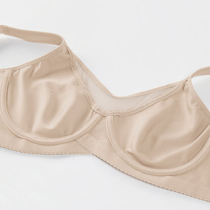 ⏳Last Day Special Price💐Women's Elegant Sheer Full Coverage Plus Size Bra👍