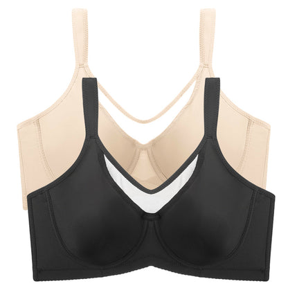⏳Last Day💐Women's Elegant Sheer Full Coverage Plus Size Bra