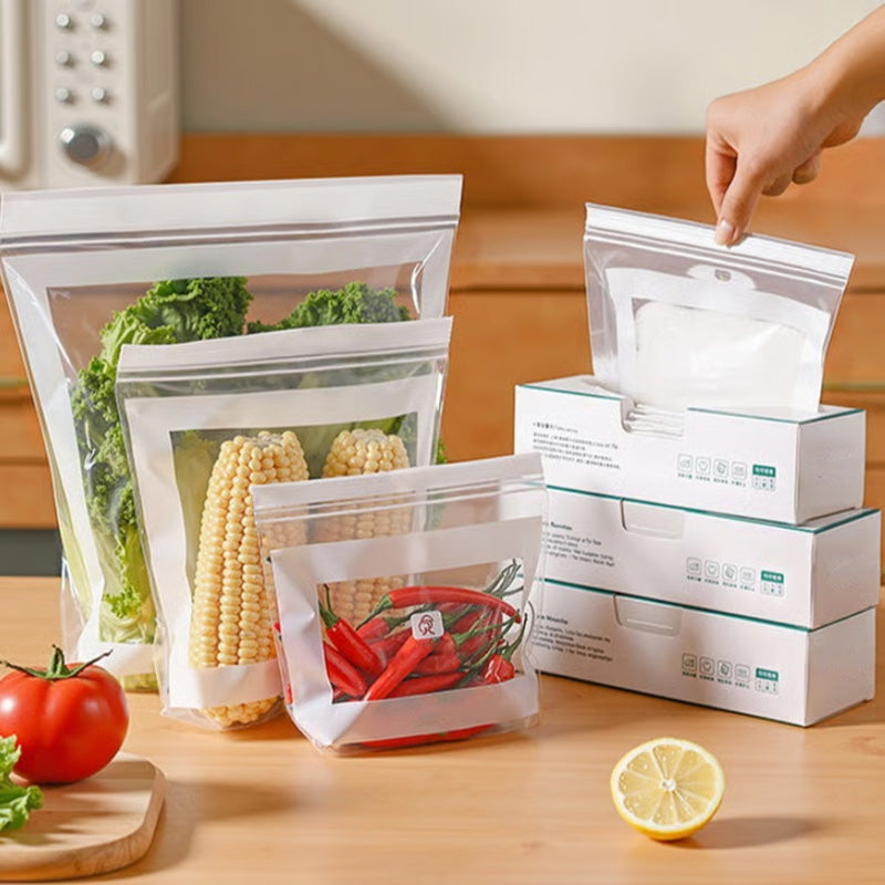 📢📢 ¡50% DE DESCUENTO! ⏰ Bolsas de doble sellado reforzadas, transparentes, aptas para alimentos