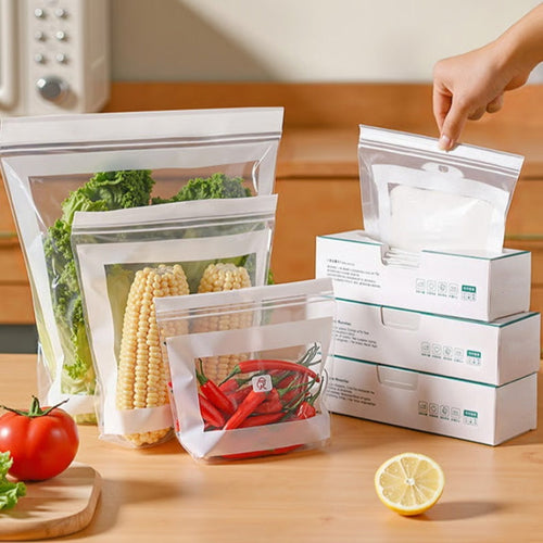 📢📢 ¡50% DE DESCUENTO! ⏰ Bolsas de doble sellado reforzadas, transparentes, aptas para alimentos