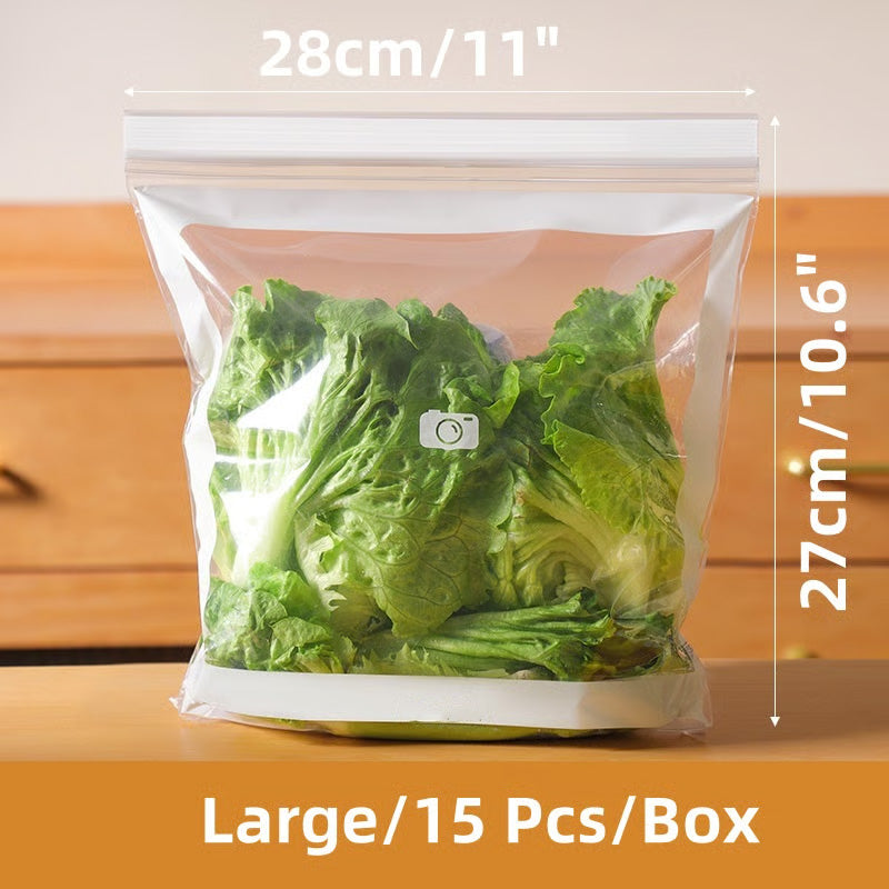 📢📢 ¡50% DE DESCUENTO! ⏰ Bolsas de doble sellado reforzadas, transparentes, aptas para alimentos