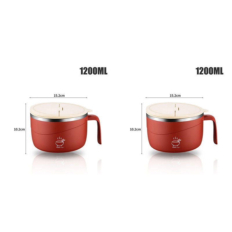 ⏳LAST DAY SALE 50% OFF💕304 Stainless Steel Multi-Purpose Anti-Scald Large-Capacity Instant Noodle Bowl