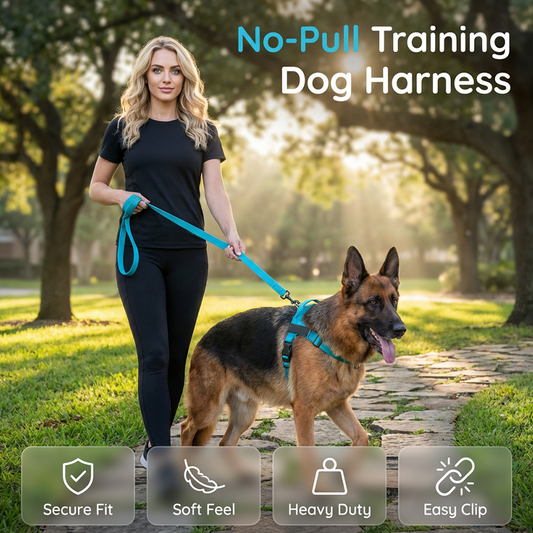 Easy On Off Padded Comfort Dog Harness For Daily Outdoor Walking