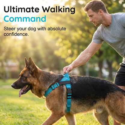 Easy On Off Padded Comfort Dog Harness For Daily Outdoor Walking