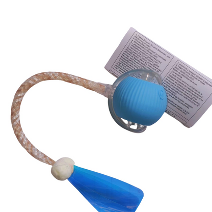 Smart Interactive Electric Cat Toy Ball With Simulated Tail For Indoor Cats