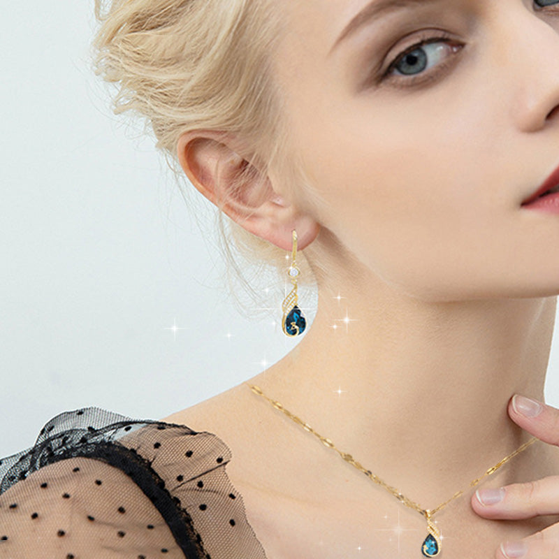 🦚 50% OFF NOW!✨ Phoenix Peacock Earrings – AAA CZ Gems & Lightweight Design – Elegant Gold Plated Statement Jewelry 💎