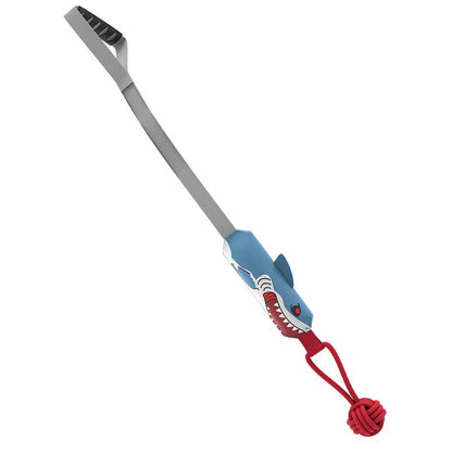 Interactive Squeaky Shark Tug Toy Rope Knot Chew Toy For Dogs Playtime