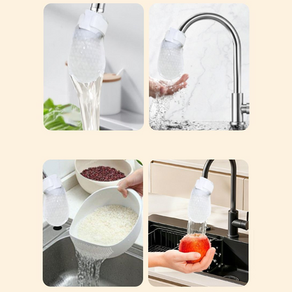 🥳2026 TOP-ANGEBOT🥳💞ÜBER 50.000 VERKÄUFE! 🚰💧 50% RABATT! Spritzschutz Küchenarmatur Baumwollfilter – Mehrlagige PP-Baumwolle entfernt Rost, Sedimente & Verunreinigungen. Schützt Ihr Leitungswasser – sauberer, sicherer, besserer Geschmack! 🛡️✨