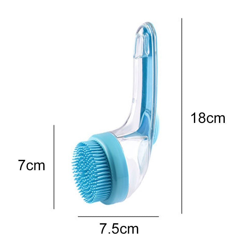 Pet Bath Brush Gentle Grooming Tool For Dogs And Cats Shower Use