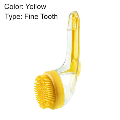 Pet Bath Brush Gentle Grooming Tool For Dogs And Cats Shower Use