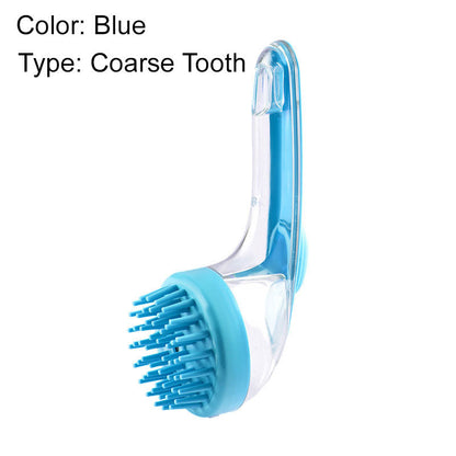 Pet Bath Brush Gentle Grooming Tool For Dogs And Cats Shower Use
