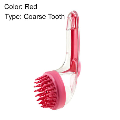 Pet Bath Brush Gentle Grooming Tool For Dogs And Cats Shower Use