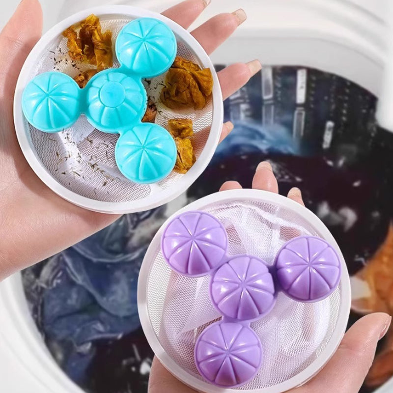 🎊 Hammer-Aktion | 2 KAUFEN, 1 GRATIS 🔥🧺 Schwimmender Fussel- und Haarfänger für die Waschmaschine – Für sauberere Wäsche 🧼