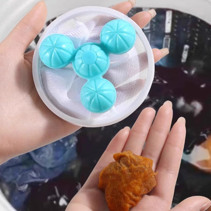 🎊 Hammer-Aktion | 2 KAUFEN, 1 GRATIS 🔥🧺 Schwimmender Fussel- und Haarfänger für die Waschmaschine – Für sauberere Wäsche 🧼