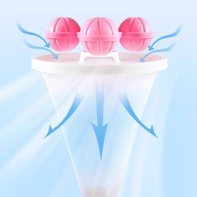 🎊 Hammer-Aktion | 2 KAUFEN, 1 GRATIS 🔥🧺 Schwimmender Fussel- und Haarfänger für die Waschmaschine – Für sauberere Wäsche 🧼