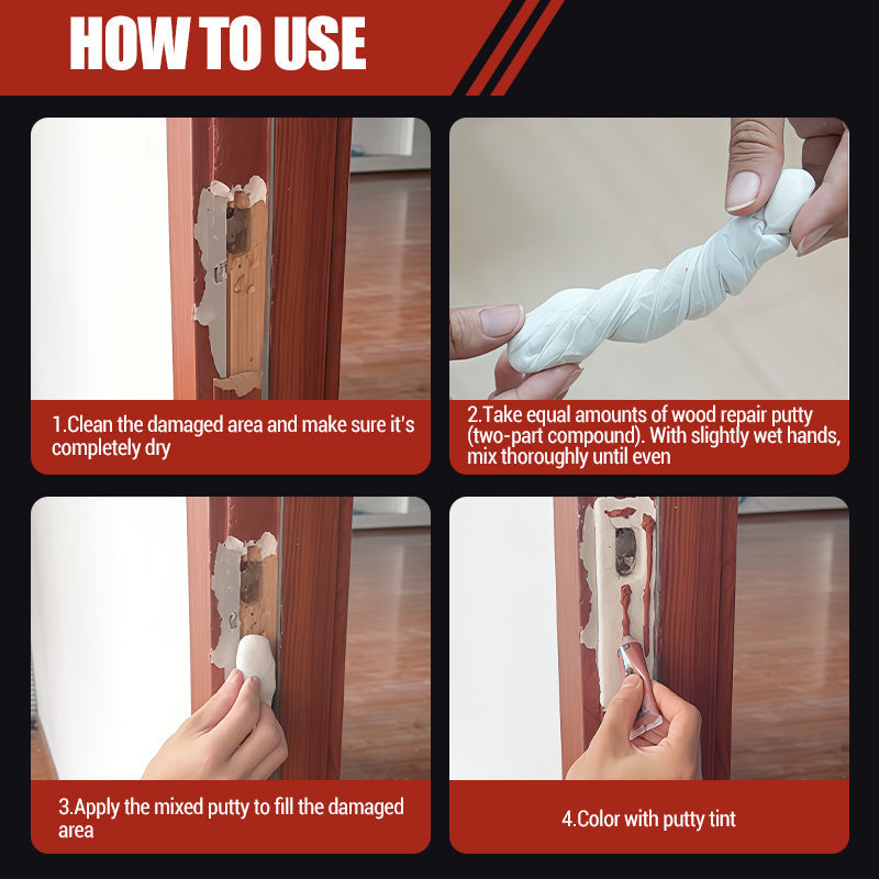 🔥🛠️ Waterproof Heat-Resistant Epoxy Putty Repair Kit – Drillable, Sandable & Ultra-Strong Metal Bond