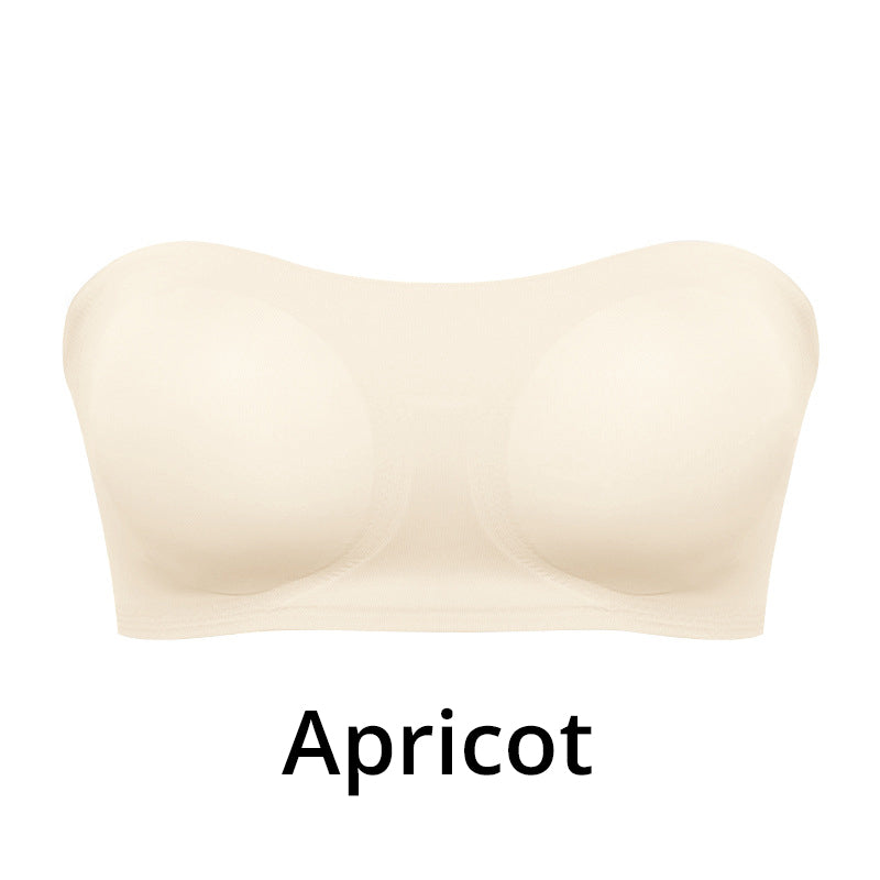 🌊 Strapless Wireless Bra, Side Closure Design, Removable Pads, Soft Breathable Nylon, 💫 No-Slip Grip All-Day Comfort. 49% OFF Today!