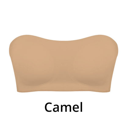 🌊 Strapless Wireless Bra, Side Closure Design, Removable Pads, Soft Breathable Nylon, 💫 No-Slip Grip All-Day Comfort. 49% OFF Today!