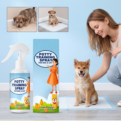 Gentle Pet Potty Training Spray Housebreaking Aid For Dogs And Cats