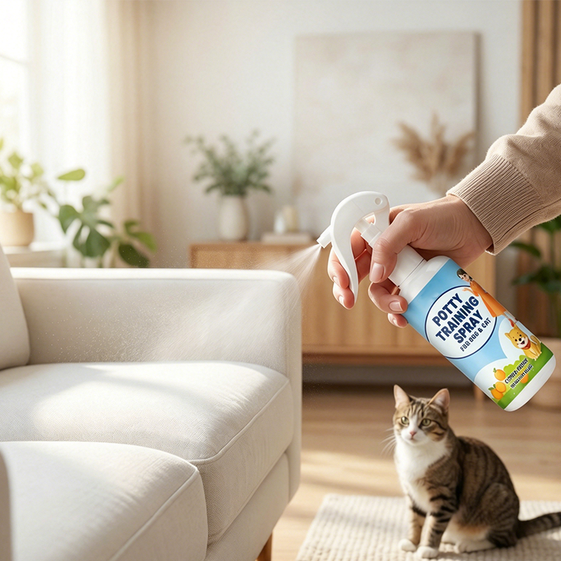 Gentle Pet Potty Training Spray Housebreaking Aid For Dogs And Cats