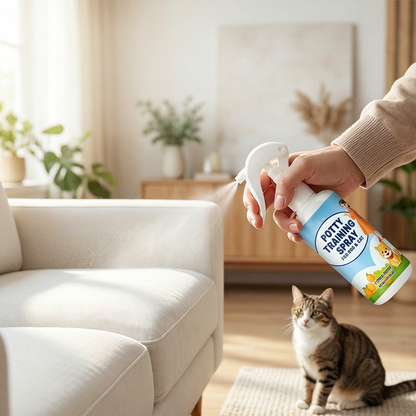 Gentle Pet Potty Training Spray Housebreaking Aid For Dogs And Cats