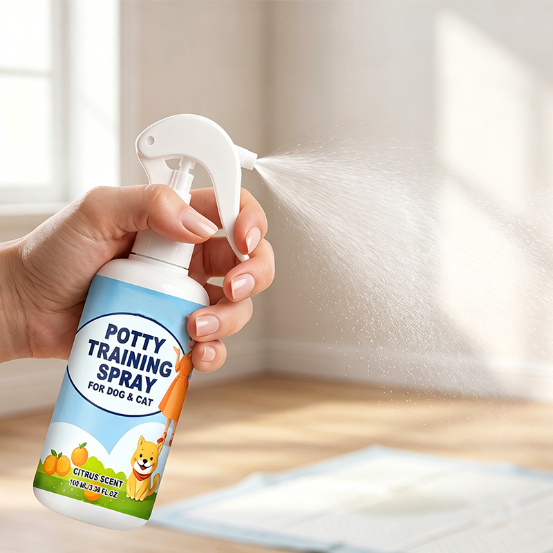 Gentle Pet Potty Training Spray Housebreaking Aid For Dogs And Cats