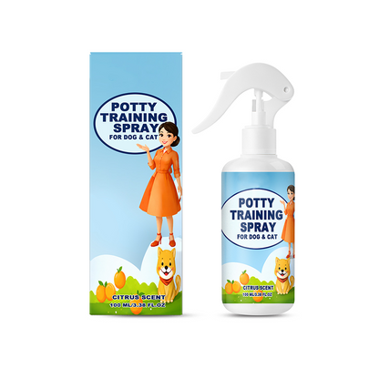 Gentle Pet Potty Training Spray Housebreaking Aid For Dogs And Cats