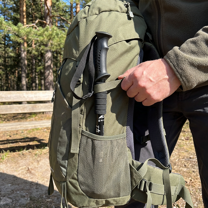 ⚡LAST DAY 40% OFF – Adjustable Hiking Pole | 6160 Aluminum Alloy, Shock-Absorbing, Ergonomic Handle, Collapsible & Portable 🏔️ Perfect for Uphill & Downhill 🥾 🥾