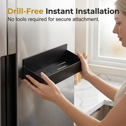 📢📢40% OFF !! ⏰Magnetic Refrigerator Storage Rack for Kitchen Organization