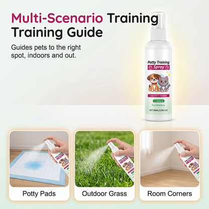 Pet Potty Training Spray Effective Housebreaking Aid For Dogs And Cats