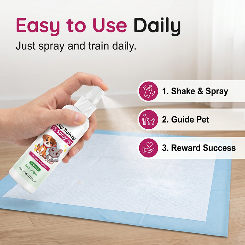 Pet Potty Training Spray Effective Housebreaking Aid For Dogs And Cats
