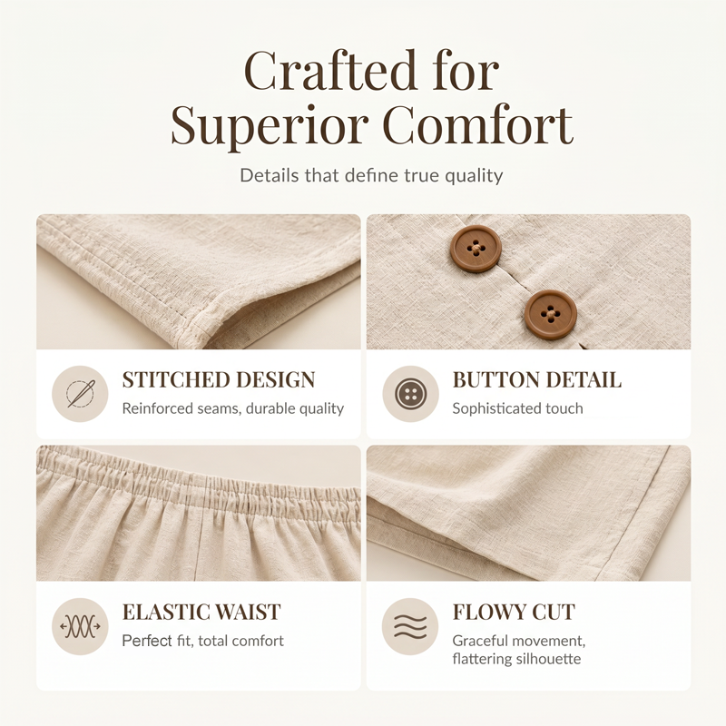 💸 Sparen Sie heute mehr – Extra-Rabatt⚡Damen Ärmelloses Button-Up Oberteil & Loose Hose Zweiteiler Set