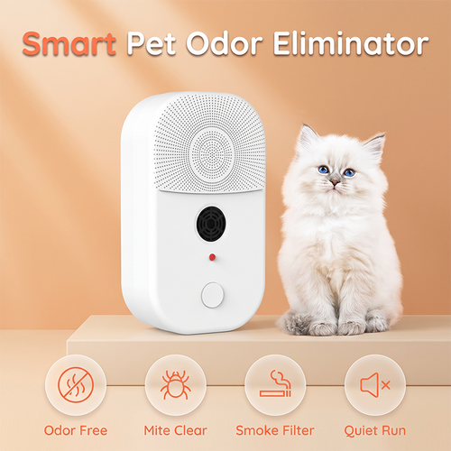 2-in-1 Pet Air Purifier And Ultrasonic Mite Repellent Device For Home Use