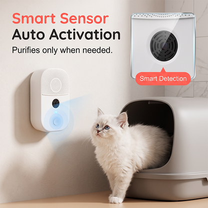 2-in-1 Pet Air Purifier And Ultrasonic Mite Repellent Device For Home Use
