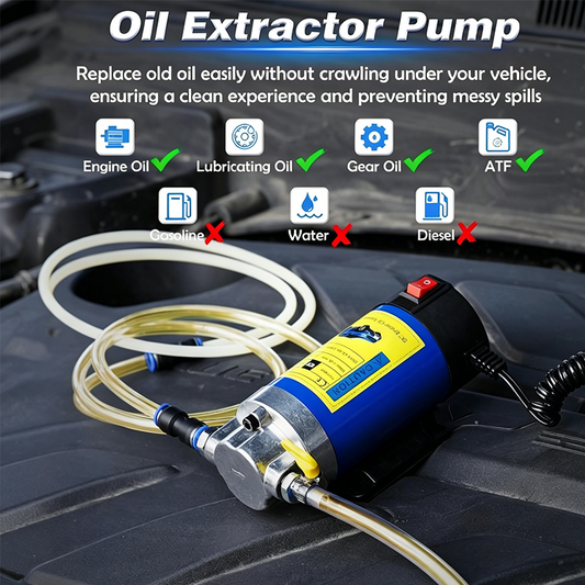 ⛽ 50% RABATT JETZT! 🔧 Tragbare Ölabsaugpumpe – Reiner Kupfermotor, robuste Bauweise & kompaktes Design – Für Motoröl & Flüssigkeiten 🚗