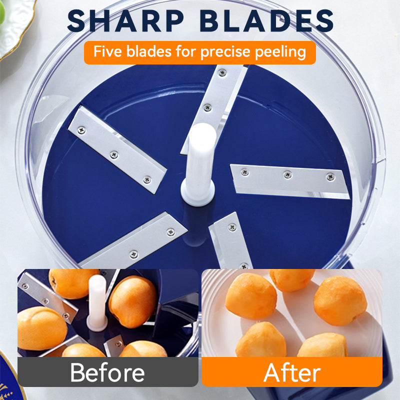 ⚡50% OFF – Electric Fruit & Vegetable Peeler · Easy Clean 🍎🔪