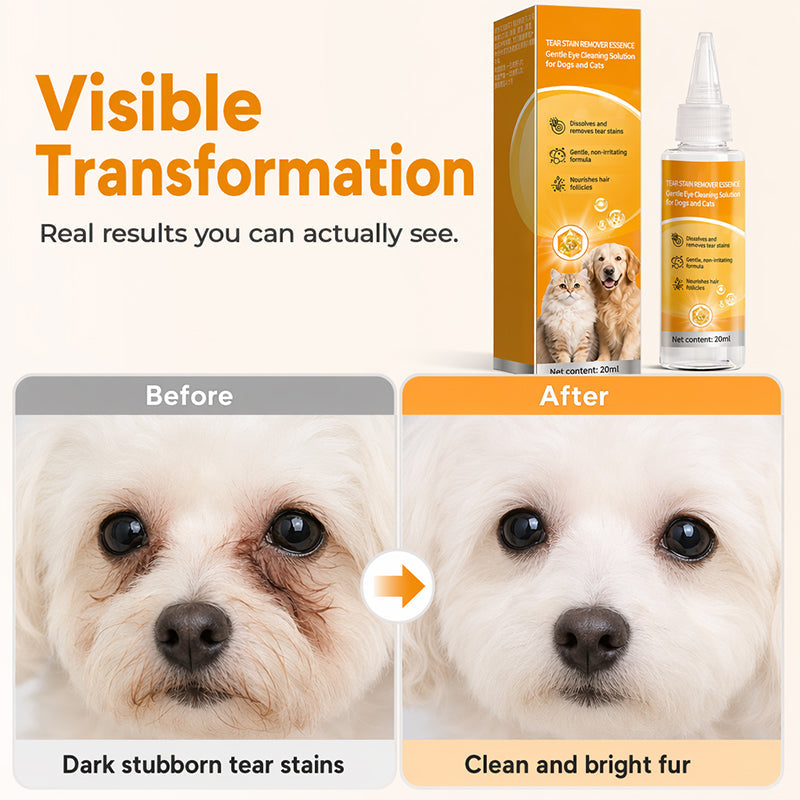 Gentle Pet Eye Care Wipes For Eye Area Cleaning & Daily Fur Grooming