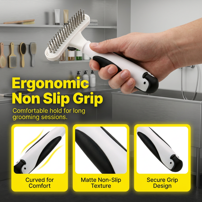 Professional Detangling Grooming Rake Effective Hair Remover For Pets