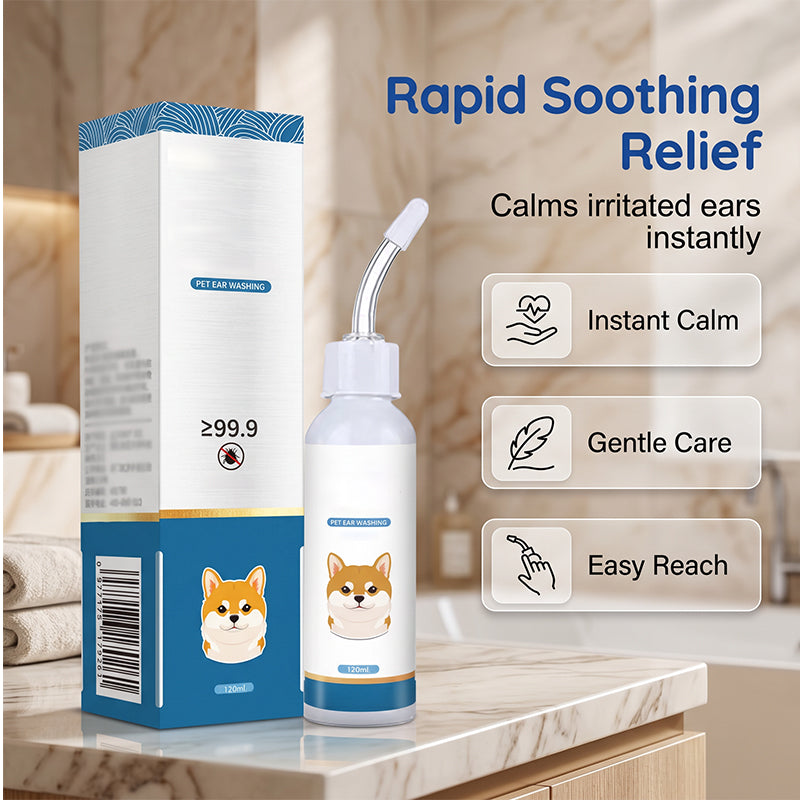 Gentle Pet Ear Cleaner Solution For Dogs And Cats Ear Care