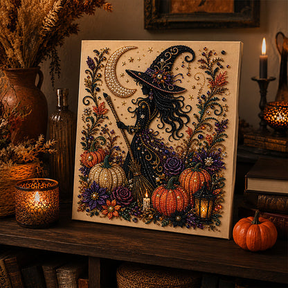 ⚡50K+ SOLD!🎃🧘Relaxing & Beginner-Friendly 🎨💎Halloween Ghost Pearl Art DIY Kit