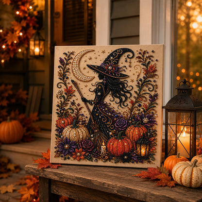 ⚡50K+ SOLD!🎃🧘Relaxing & Beginner-Friendly 🎨💎Halloween Ghost Pearl Art DIY Kit